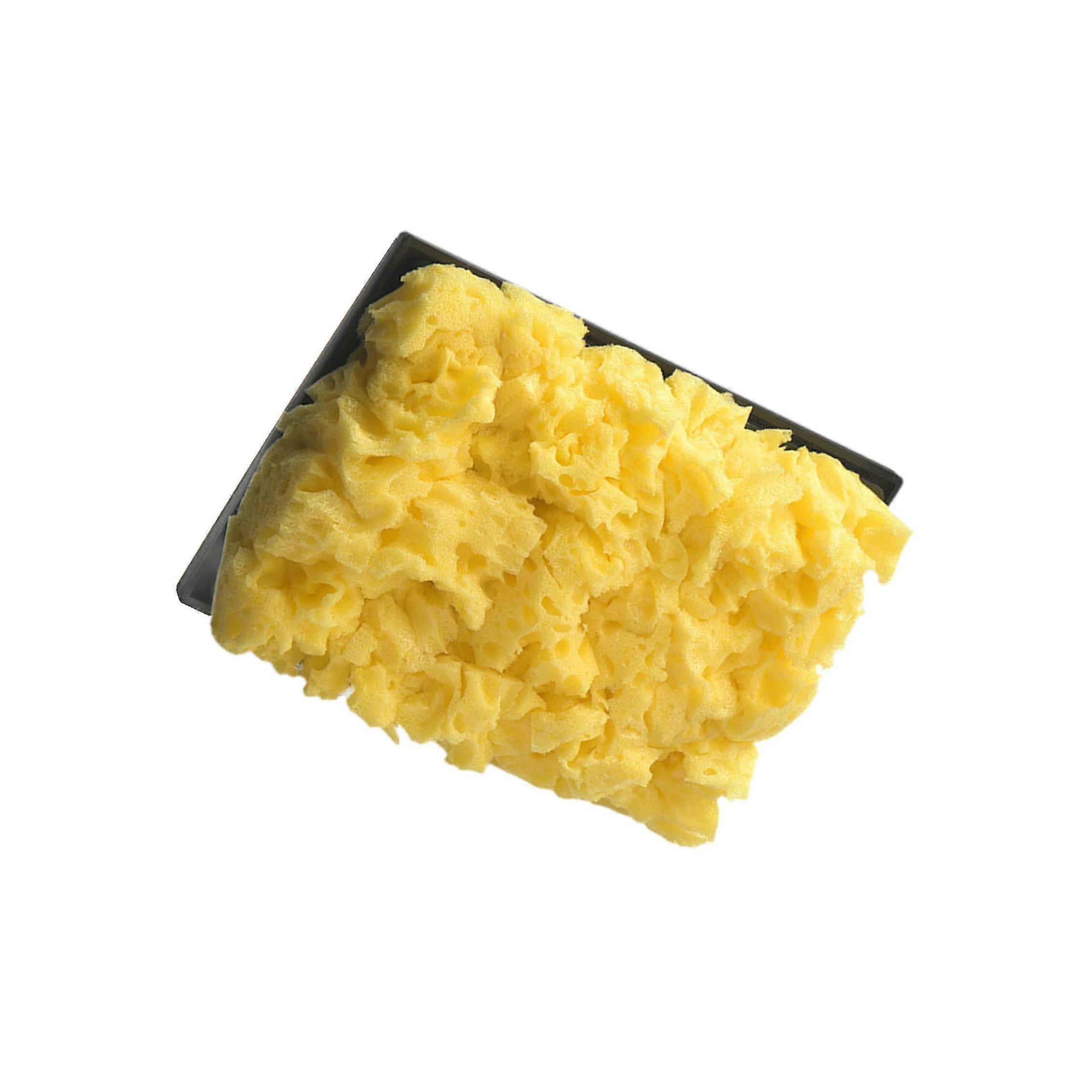 Artificial Sponge Texture Brush Hand Tools Premium Wall Art Decorators Brush Yellow