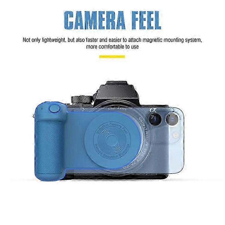 Magnetic Phone Holder Selfie Shutter Grip Handle Wireless Charger Compatible with MagSafe