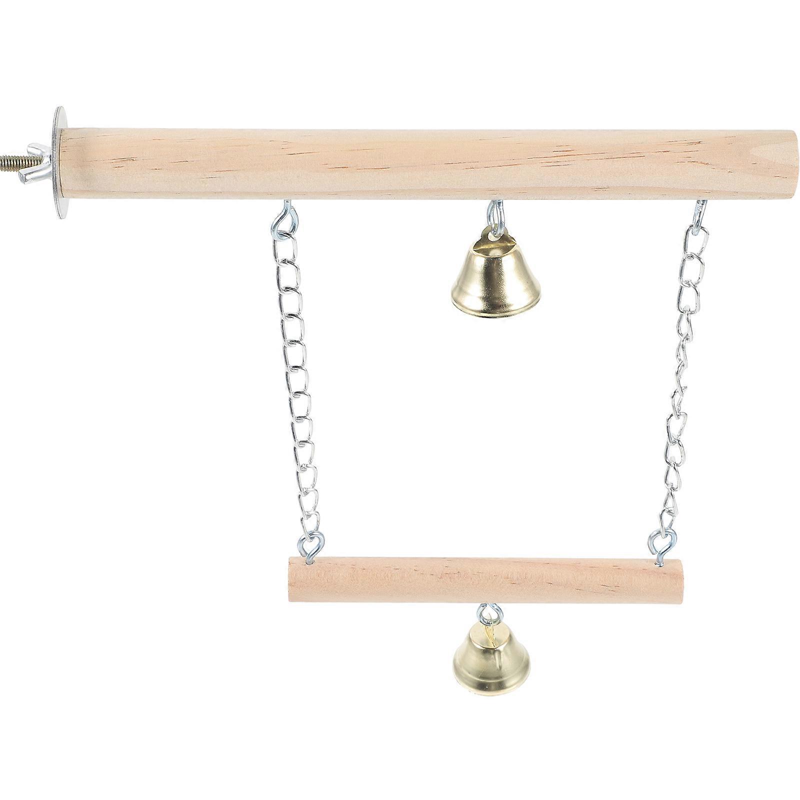 Hanging Bird Swing 2Pcs For Bird Owners Indoor Decor 8.25x7.86in Creative Develop Intelligence