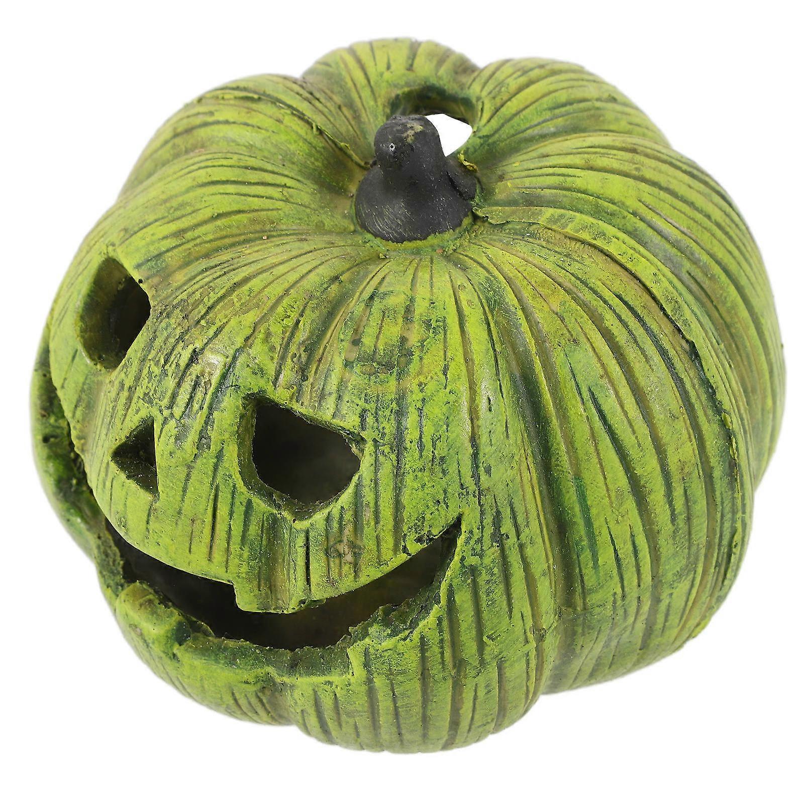 Reptile Hiding Place 3Pcs Pumpkin Shape Hideout For Hermit Crabs 10X10X8CM Provide