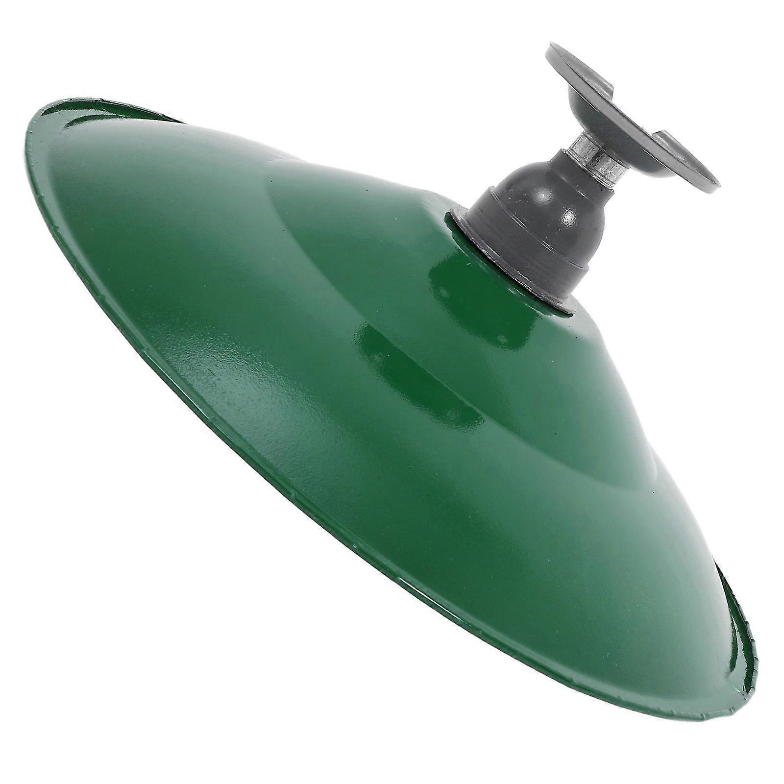 Farmhouse Barn Light Enamel Lamp Shade 1Set Cone Shaped Green Waterproof for Ceiling Decorative Lighting
