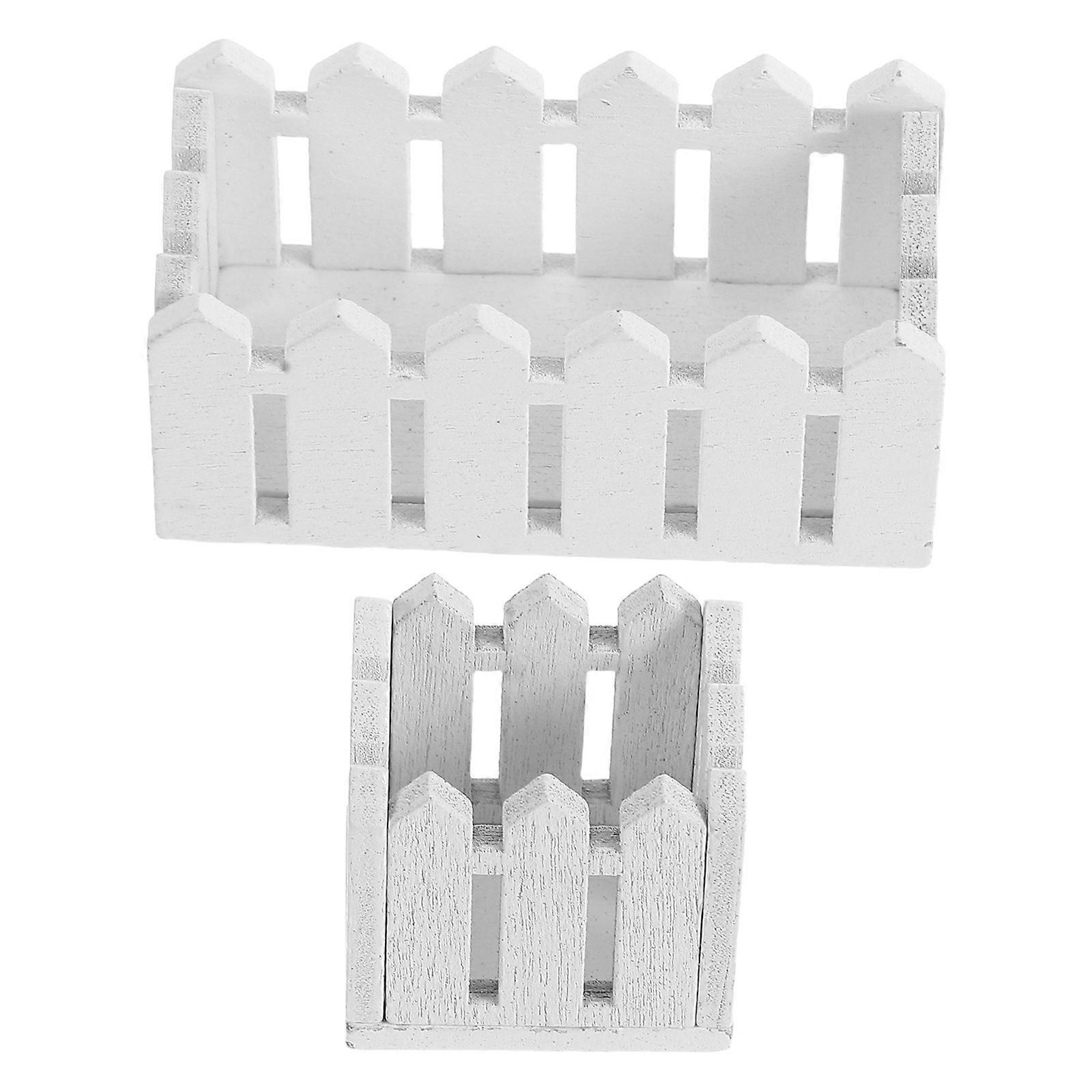 Miniature Garden Fence to Enhance Garden Landscape 4Pcs Set