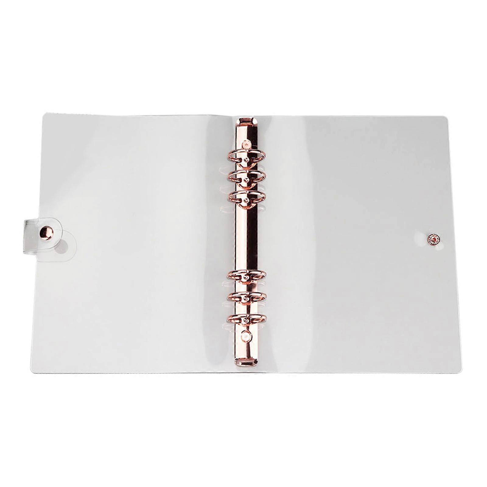 PVC Notebook Cover for Protection 5Pcs Transparent Binder Portable Cover