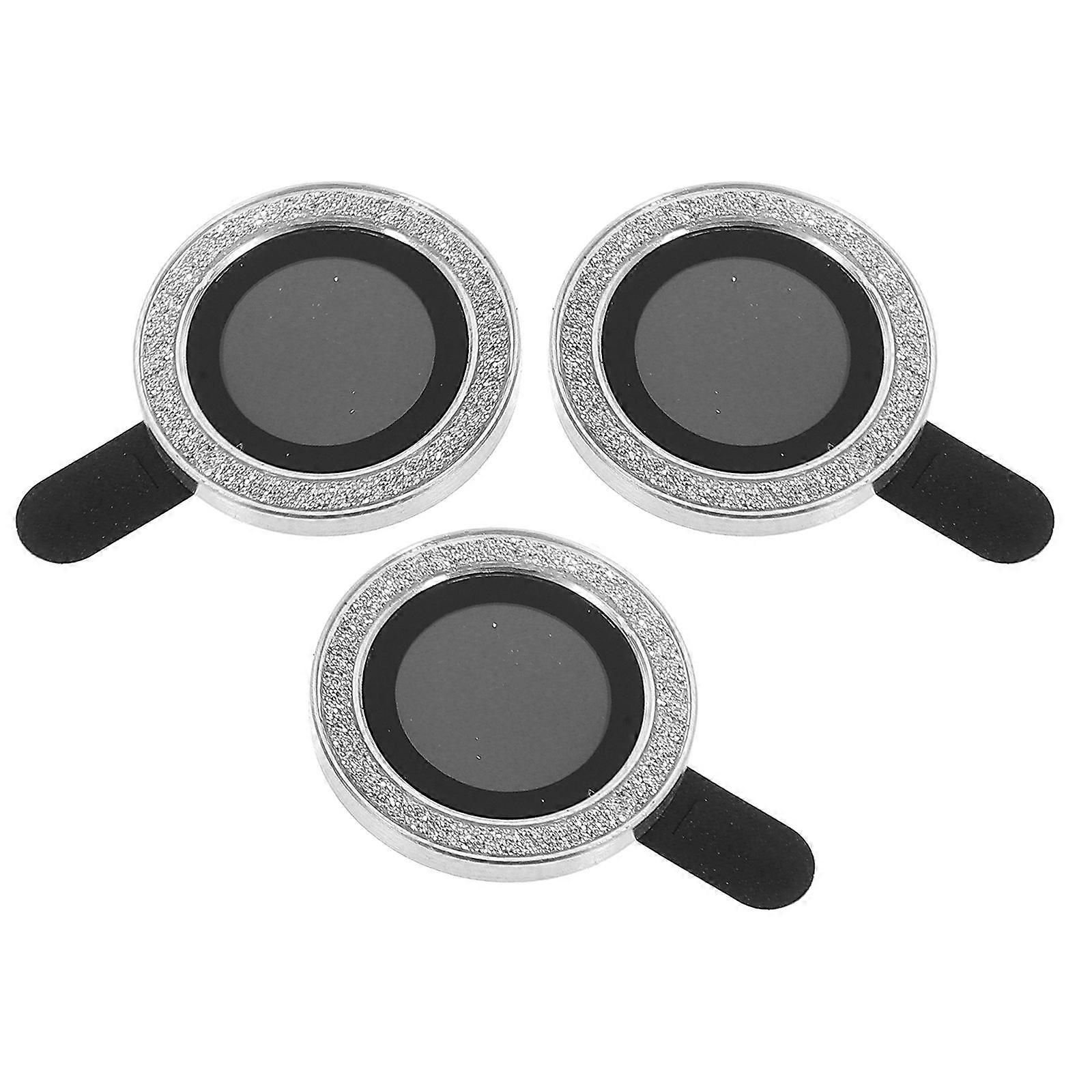 Shiny Camera Protector Silver for Phone Camera 2Pcs Compatible Iphone12