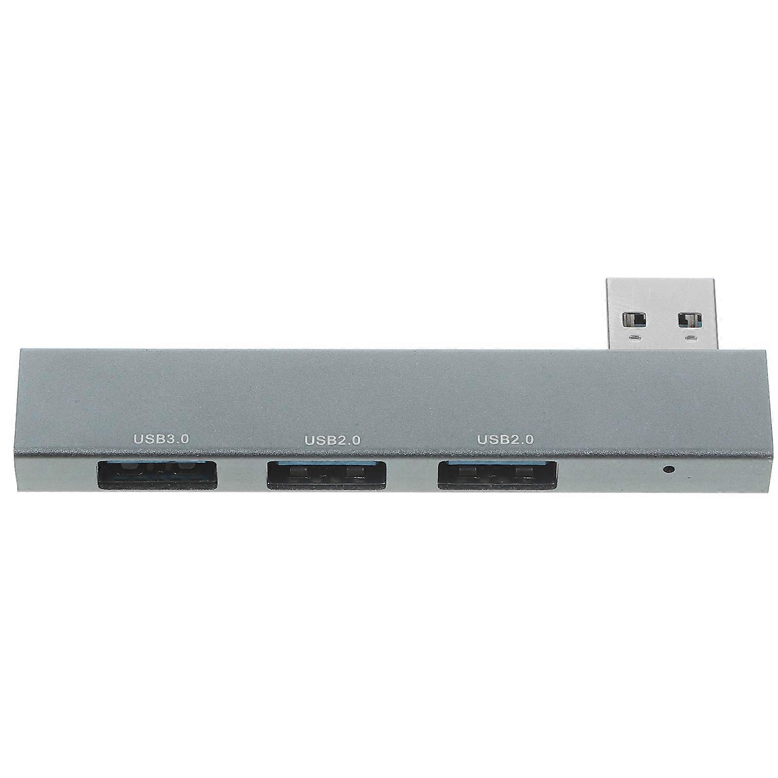 USB Hub 3-Port USB Port Adapter for Laptop 2Pcs Durable Aluminium Material