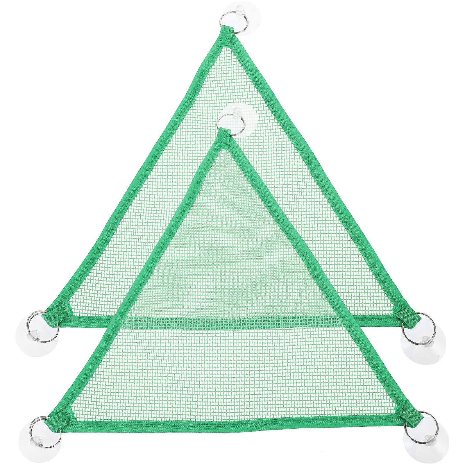 Green Reptile Hammock Breathable Canvas Lizard Hammock for 10Pcs