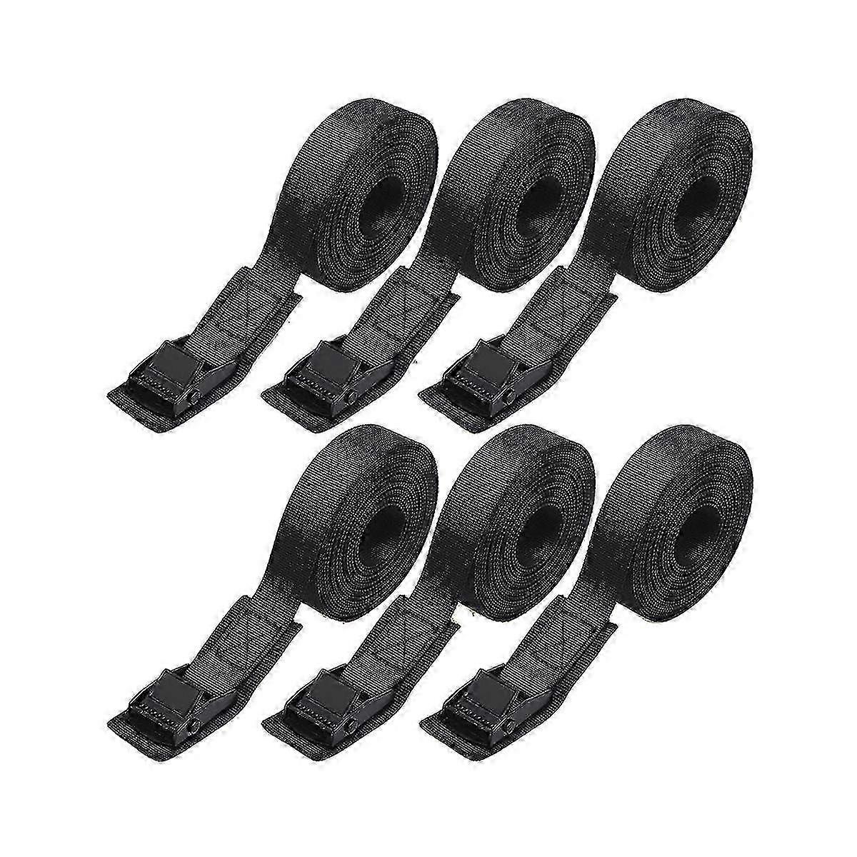 hg6.6Ft Lashing Straps with Adjustable Cam Buckles Tie Down Cinch Straps Up to 550Lbs for Packing,Car 2025