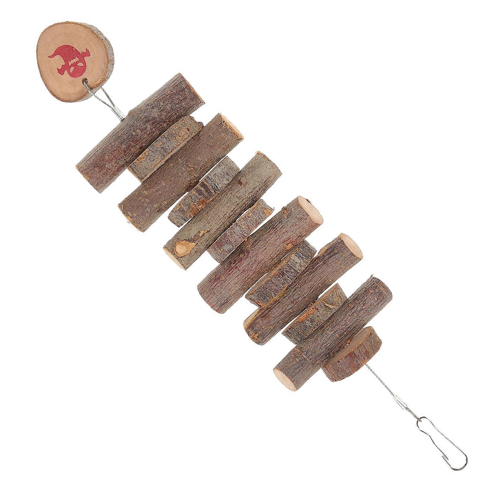 Rabbit Chewing Plaything Wood Toy for Healthy Teeth 5Pcs Set