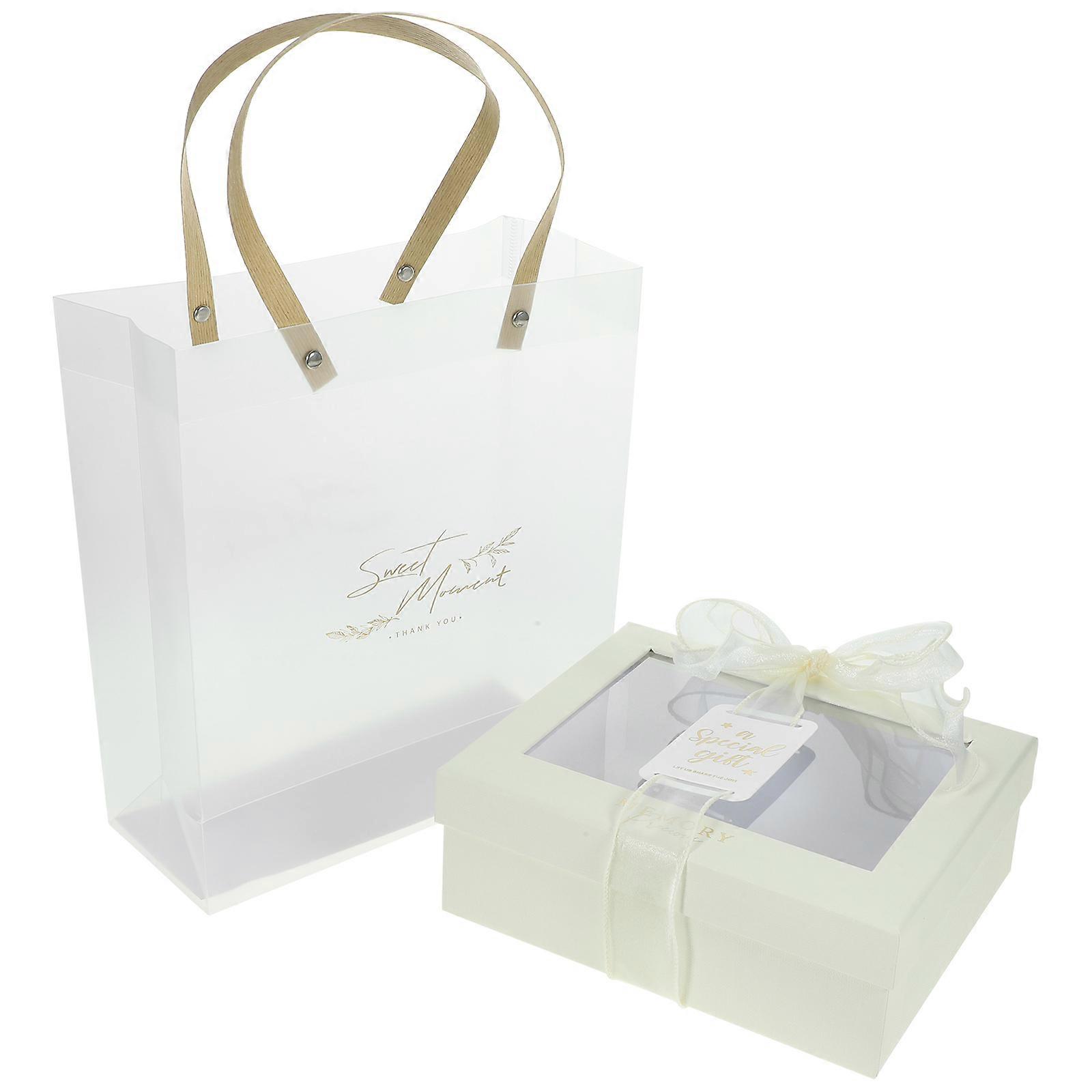 Beige Gift Packing Box Kit 4 Sets For Weddings And Valentine's Day Ideal For Various Occasions Rectangular Shape With Durable Packaging