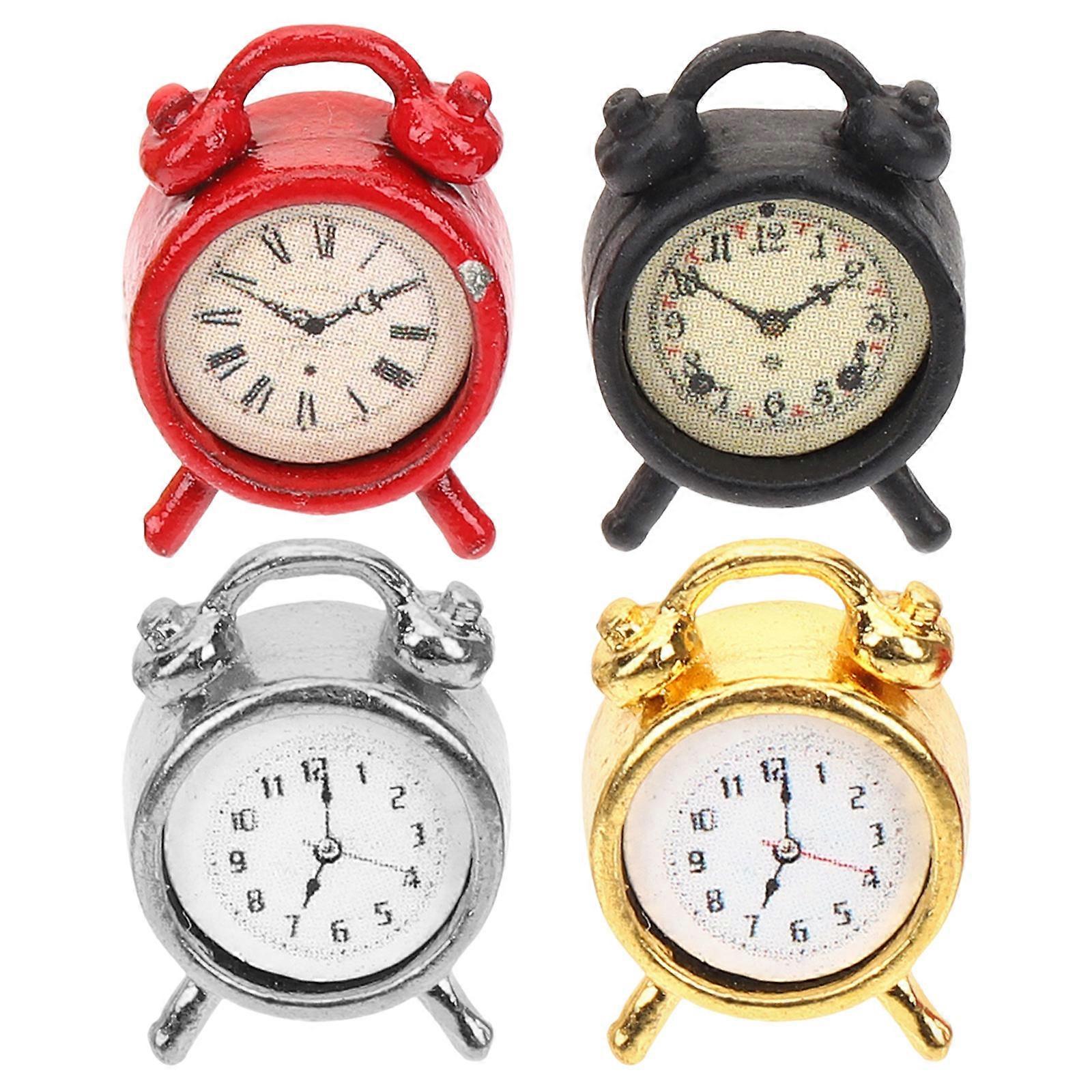 Tiny Alarm Clocks 20 Pcs Miniature Design Fun Photography Accessories Perfect For Kids And Special Occasions