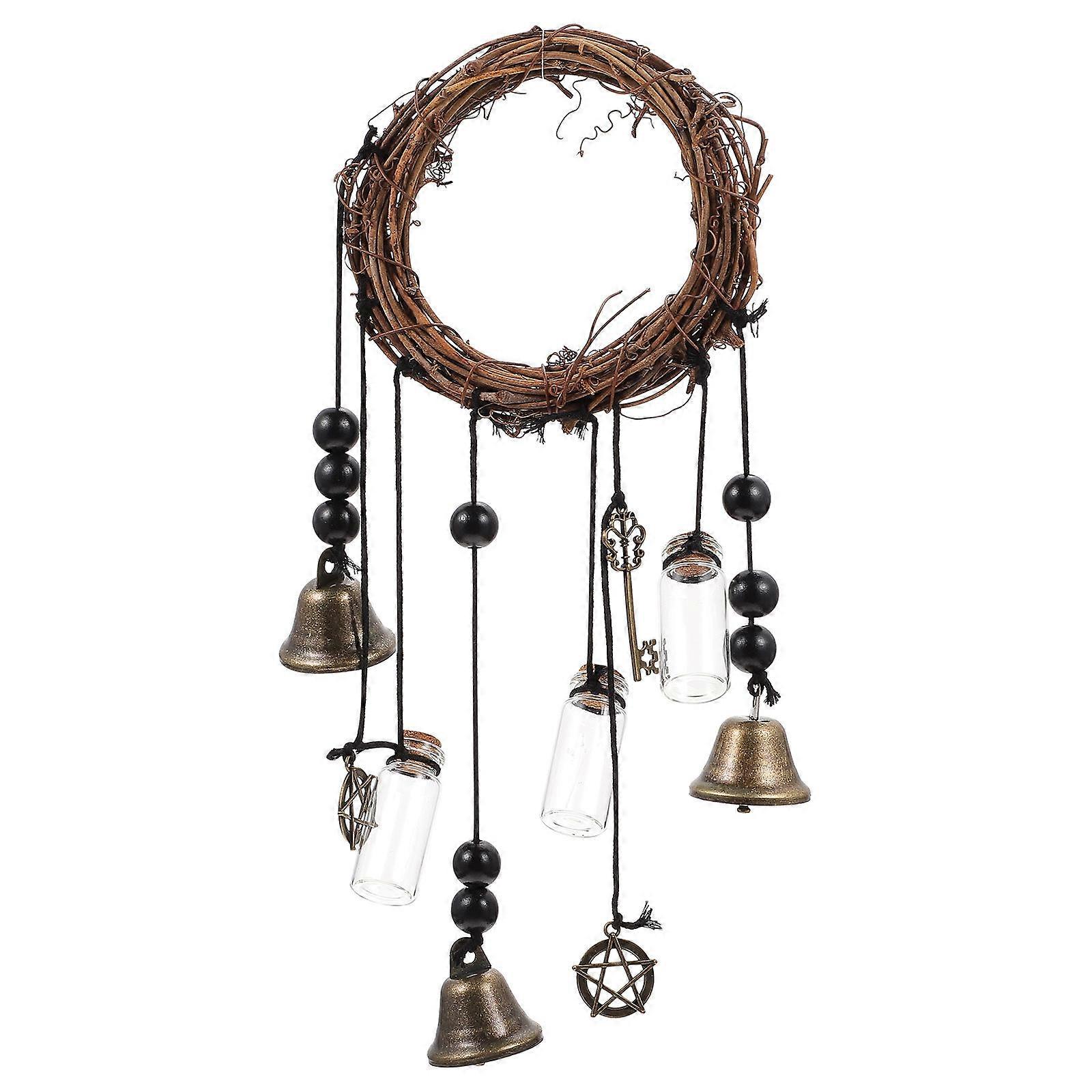 Door Wind Chime Decor Home Hanging for 2Pcs Pendant