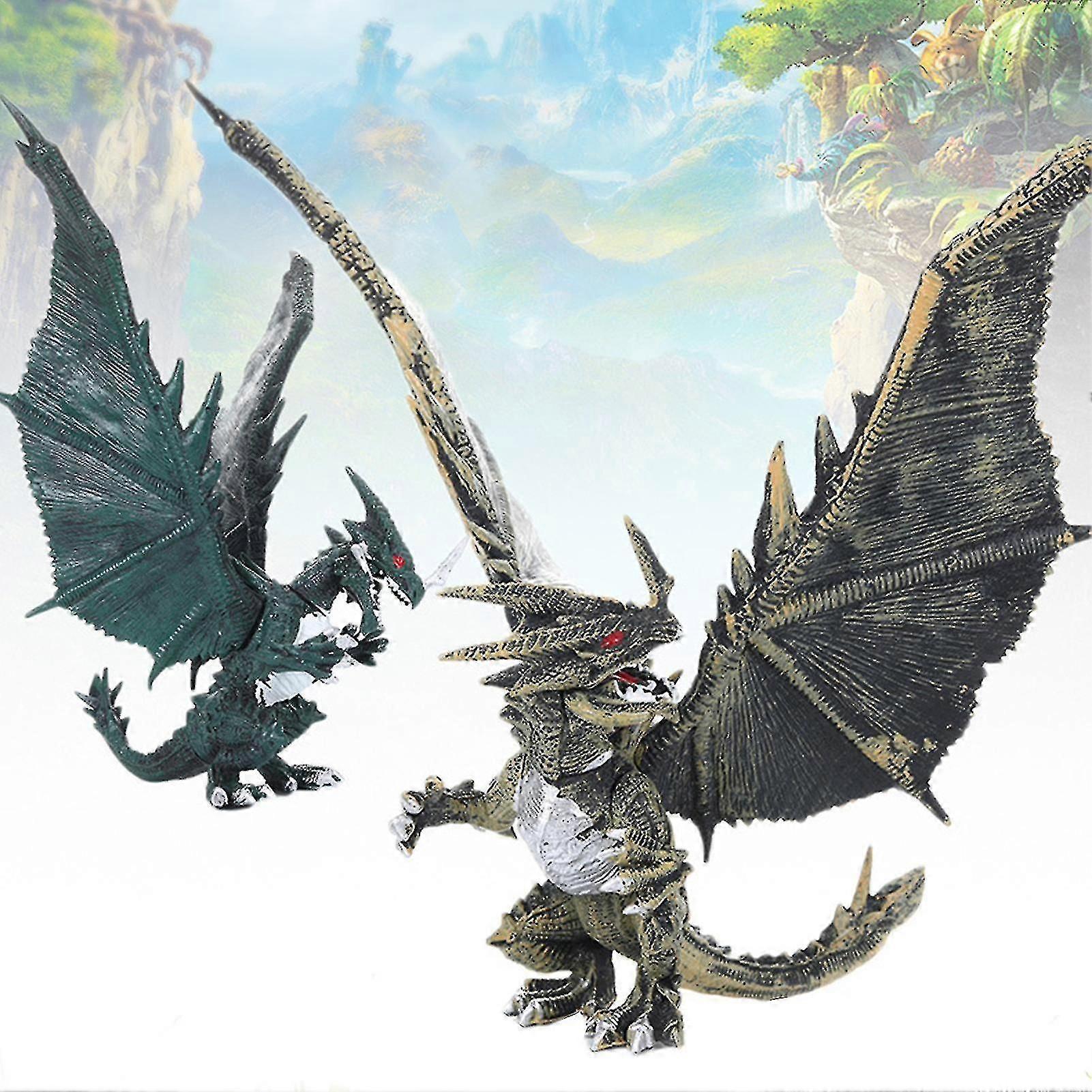 Simulation Plastic Cement Dinosaur Flying Dragon Model Children Gift For Kids