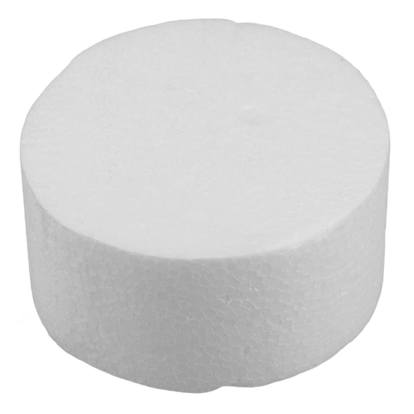 Foam Cake Base for DIY Cake Model Making 5Pcs White Clay Supply
