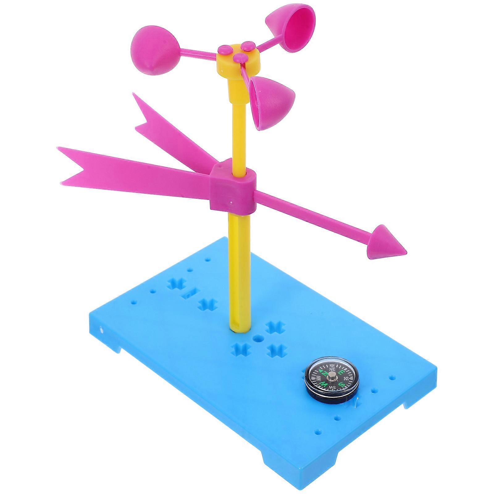 Plastic Wind Vane Wind Indicator for Kids Educational Use 2Pcs Set