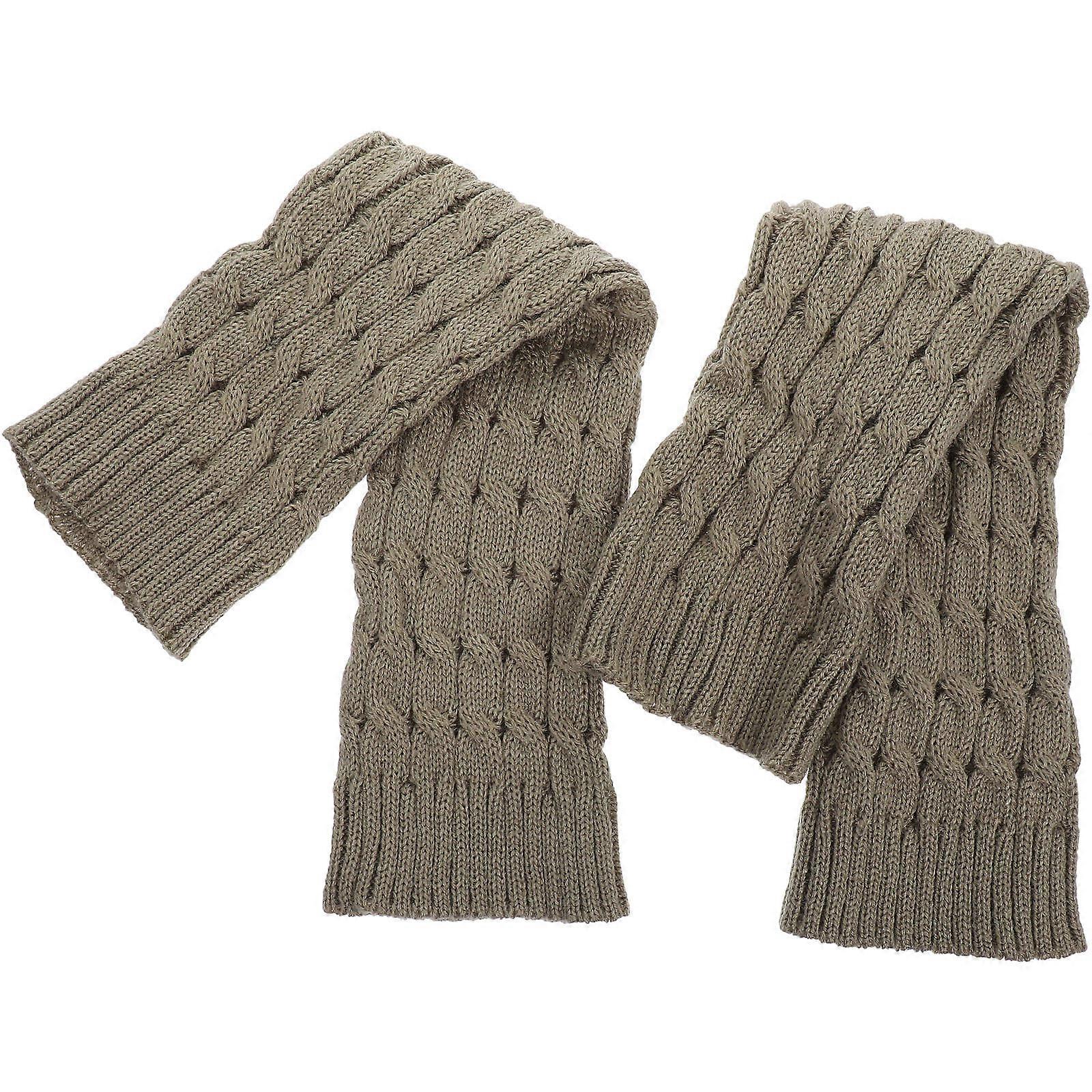 Leg Warmer Thickened Warm Stocking for 2Pairs Winter Comfort