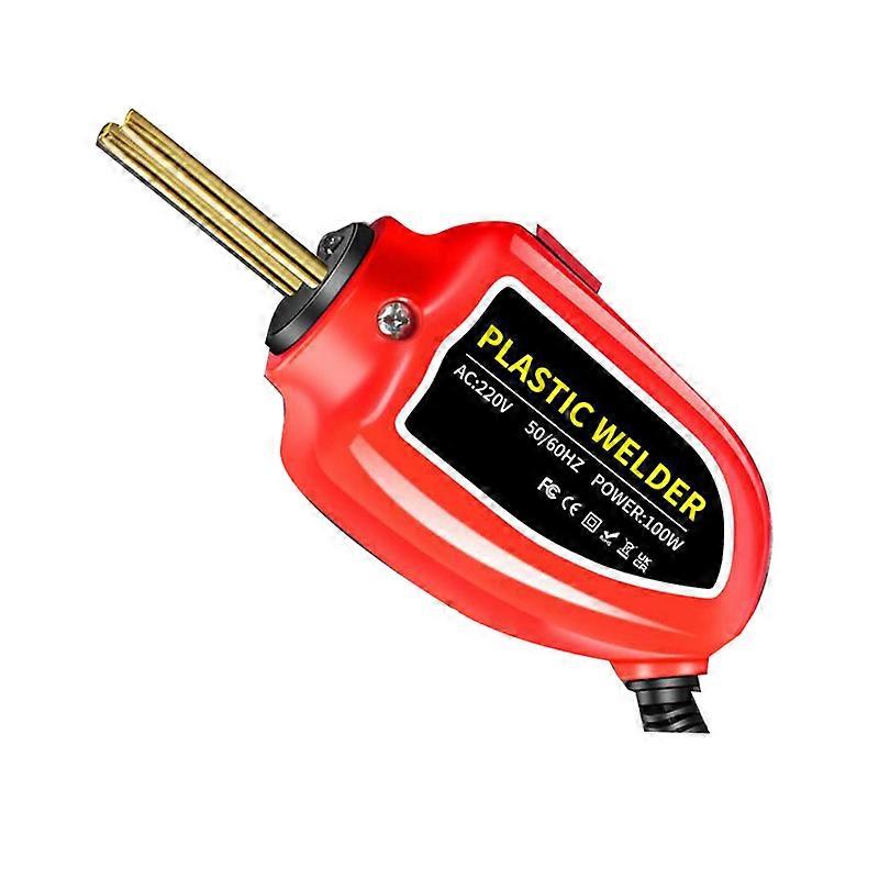 Mini Hot Stapler Welding Machine Car Bumper Repair Kit EU Plug Red