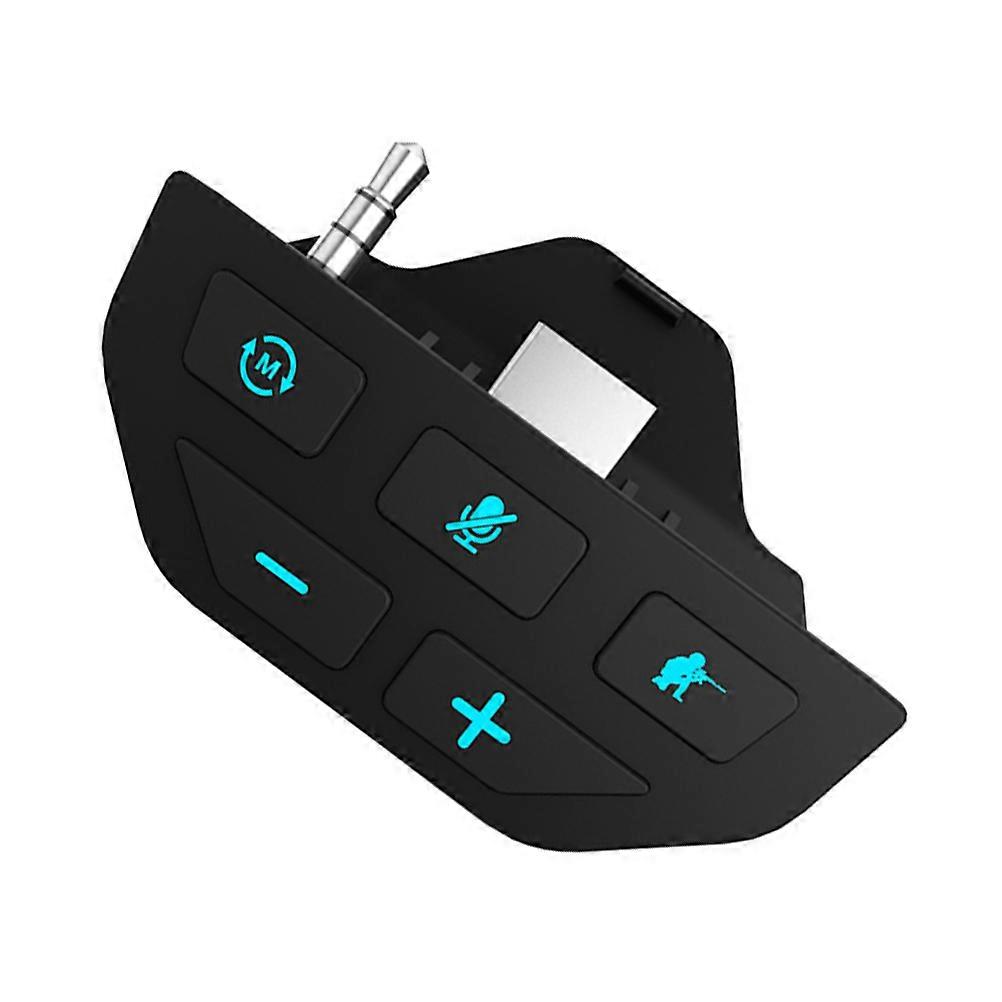 Earphone Adapter Stereo Headset Adapter for One 1Pcs Black ABS Material