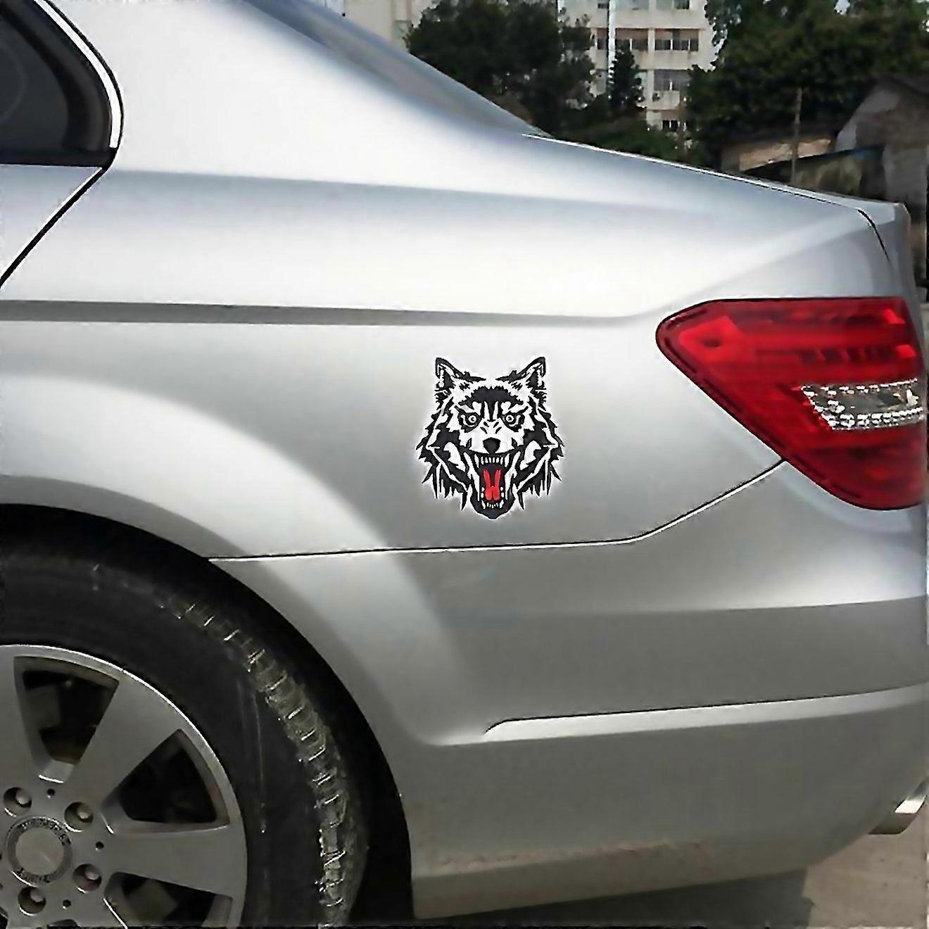 For Cartoon Monsters Style 3d Characteristic Digital Simulation Car Paper Sticker