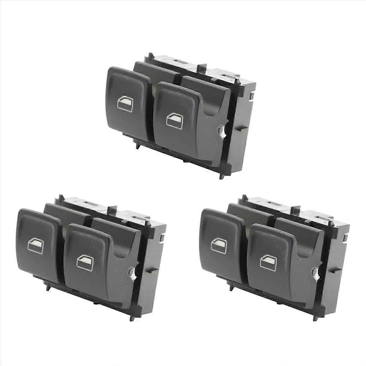 3X Car Power Window Switch Control Button 5JB959858B for Rapid Seat Toledo 2013 2014 2015 6V0959858A