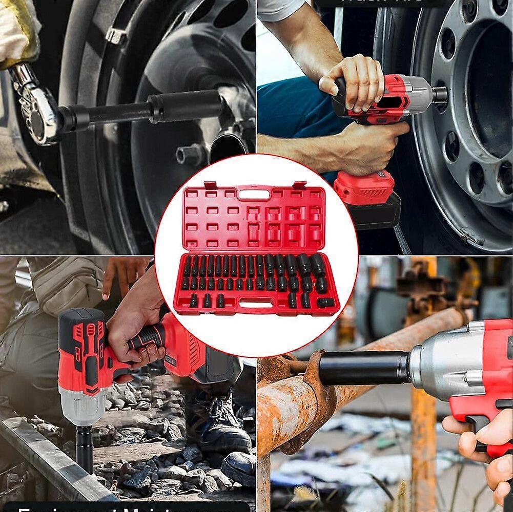 Power Impact Socket Set Impact Sockets 1/2" 8-32mm Socket Set NO.0154