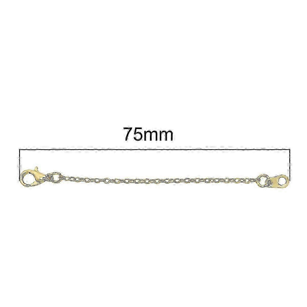 Brass Necklace Extension Chain Bulk Bracelet Extended Chains Tail Extender With Lobster Clasp For DIY Jewelry Making Findings miao7