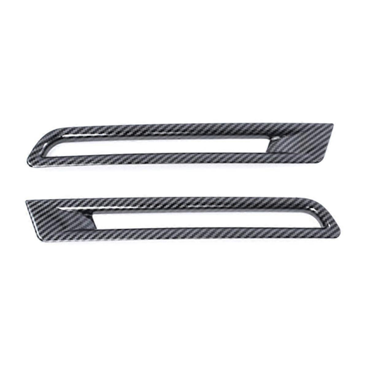 Rear Fog Light Frame Fog Lamp Frame Covers Trim for 2021-2022 Carbon Fiber Pattern