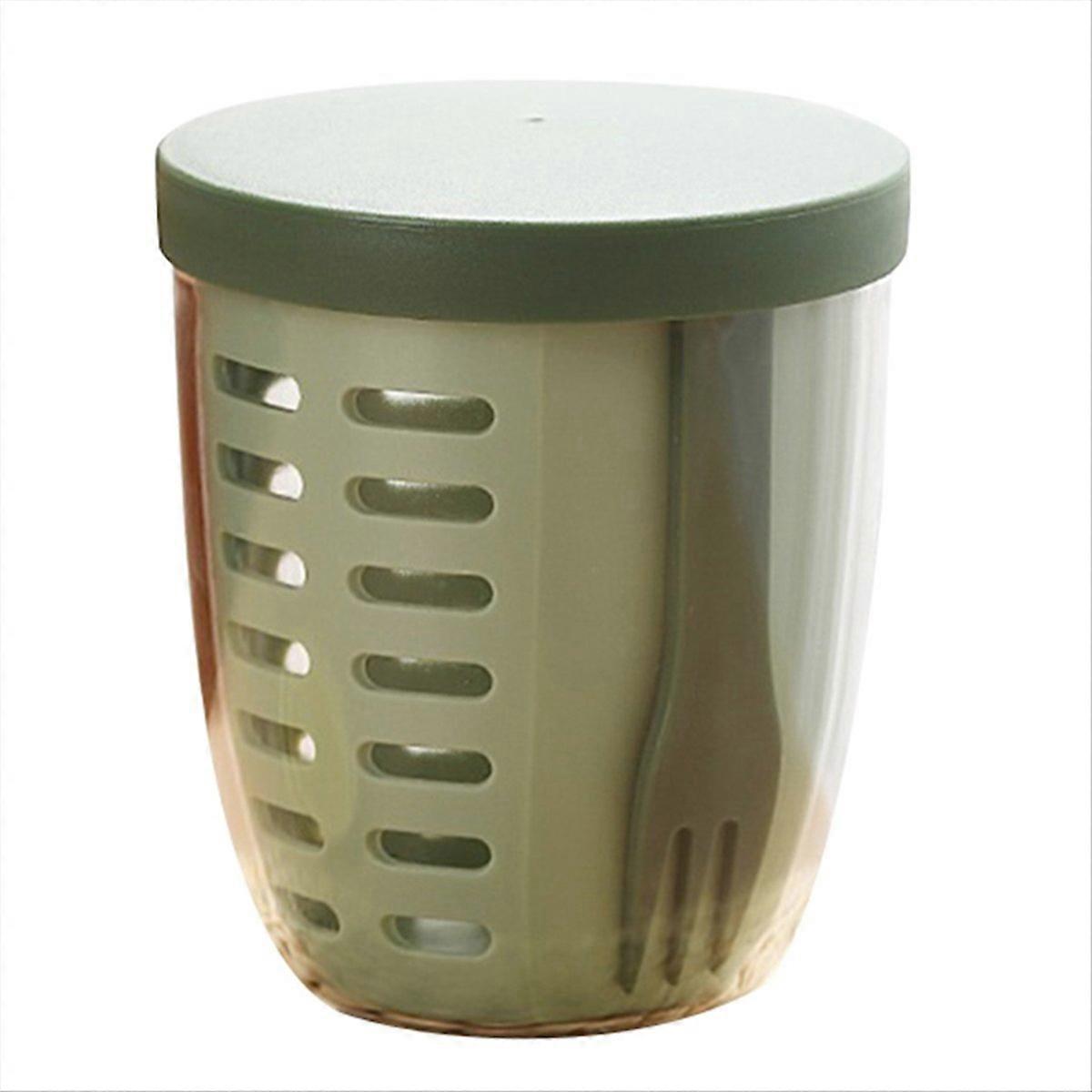 Fruit Salad Storage Cup with Lids and Fork,A