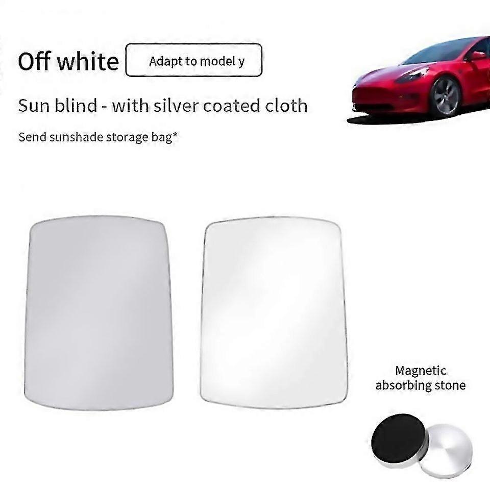 For Tesla Model 3model Y 20192022 Roof Window Sunshade With Skylight Reflective