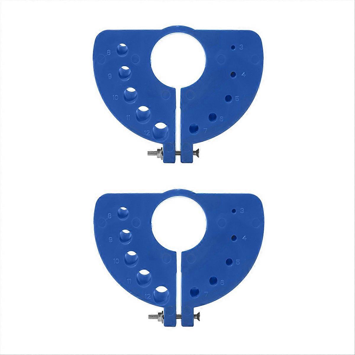 2pcs 3-12mm Drill Bit Grinding Sharpener Polishing Grinding Tool Blue