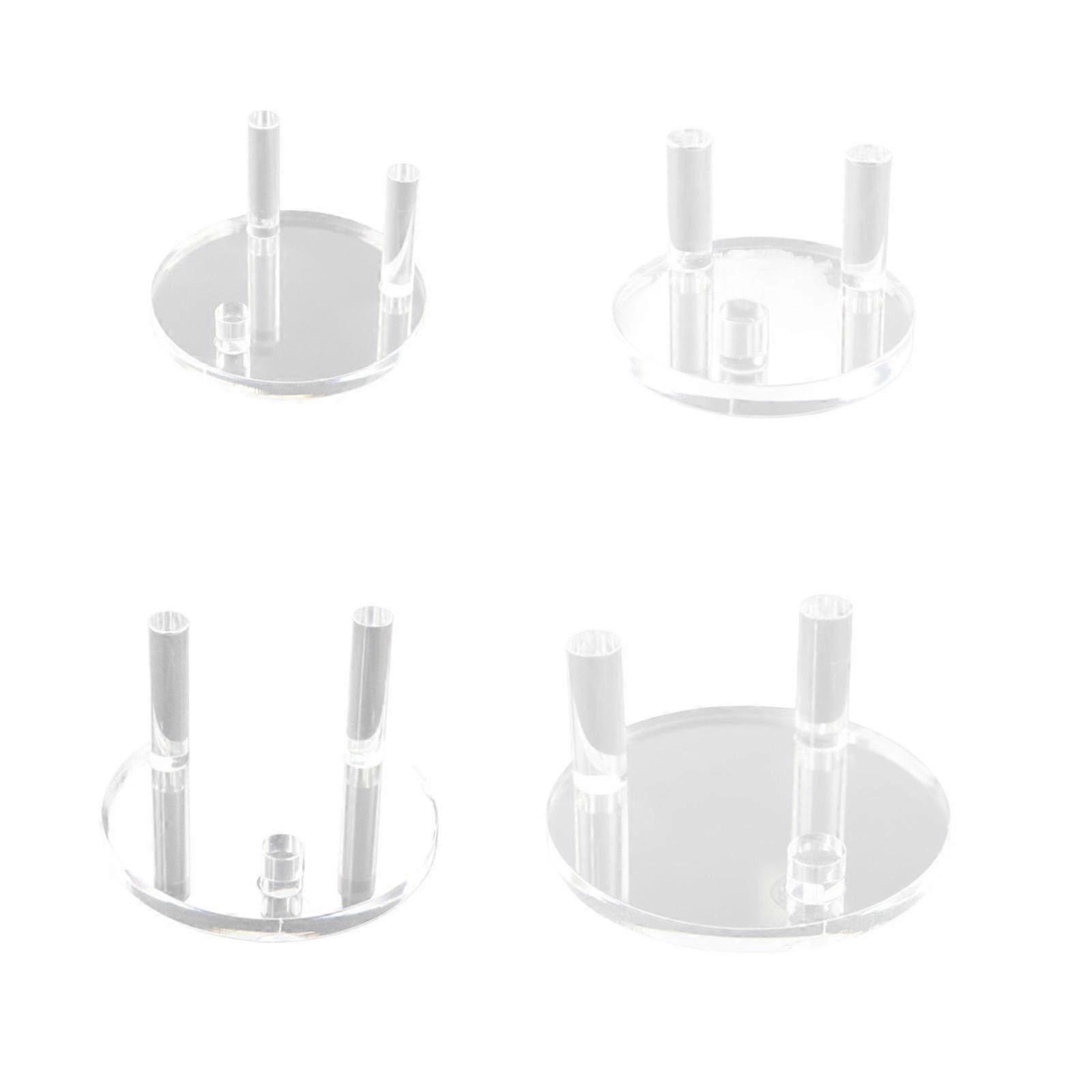 Clear Acrylic Easel Stand for Geodes and Fossils Display Large Crystal Holder Multipurpose Collectible Storage Rack