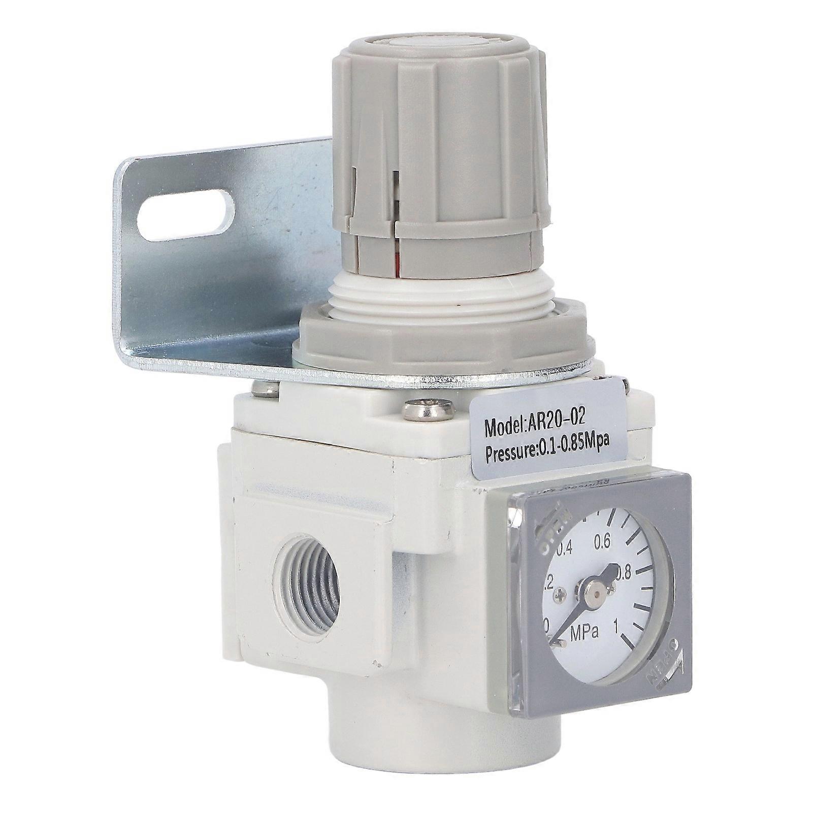 Air Pressure Regulator with Gauge G1/4 Control Valve for Compressor and Pneumatic Tool 14.5‑123.3PSI 