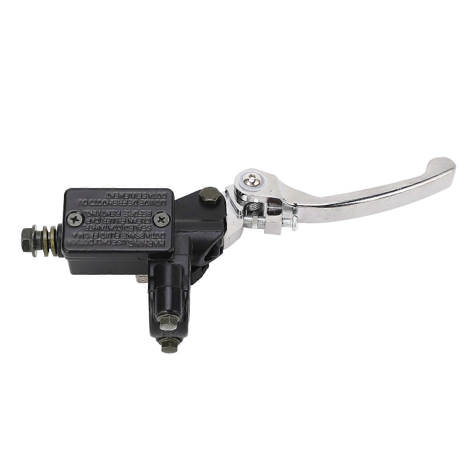 Right Brake Master Cylinder Lever 22mm Rustproof Universal Handlebar Brake Lever for 50cc to 250cc Dirt Pit Bikes 