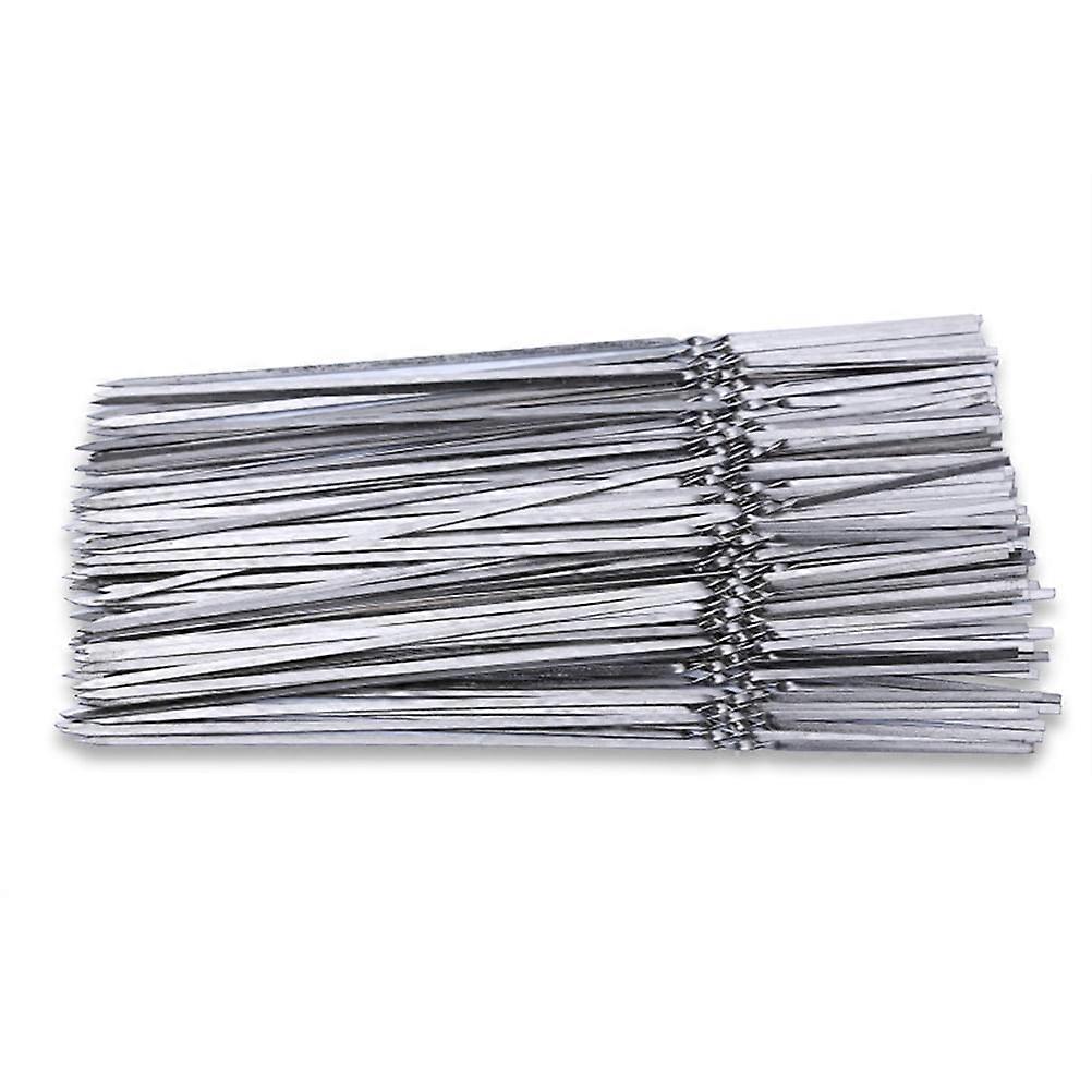 50Pcs 40CM Stainless Steel Barbecur Sticks Durable Widened Thickened Barbecue Skewers Reusable BBQ Skewers