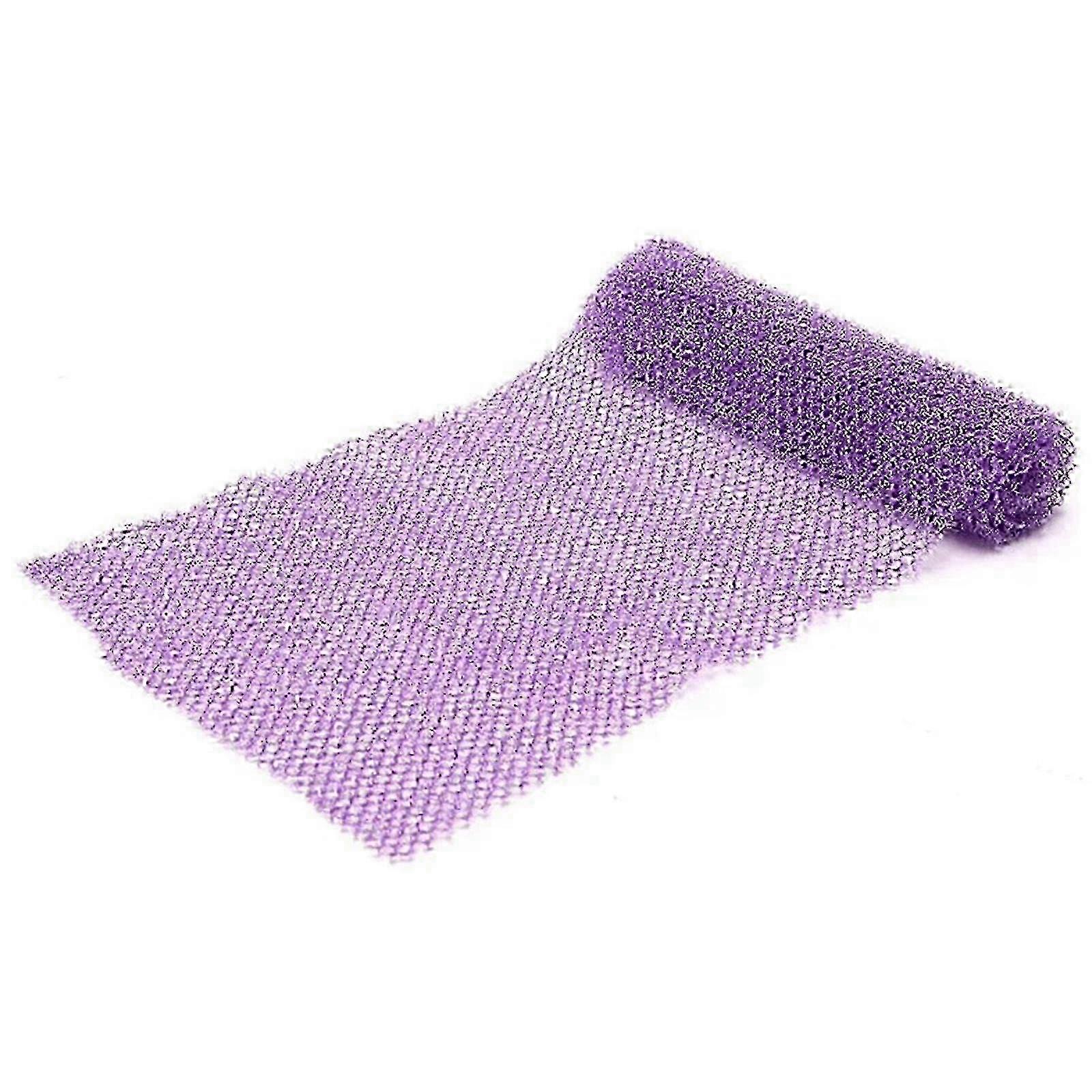 Improved Scrubbing Bath Sponge with African Net for Long-Lasting Exfoliation in Showers