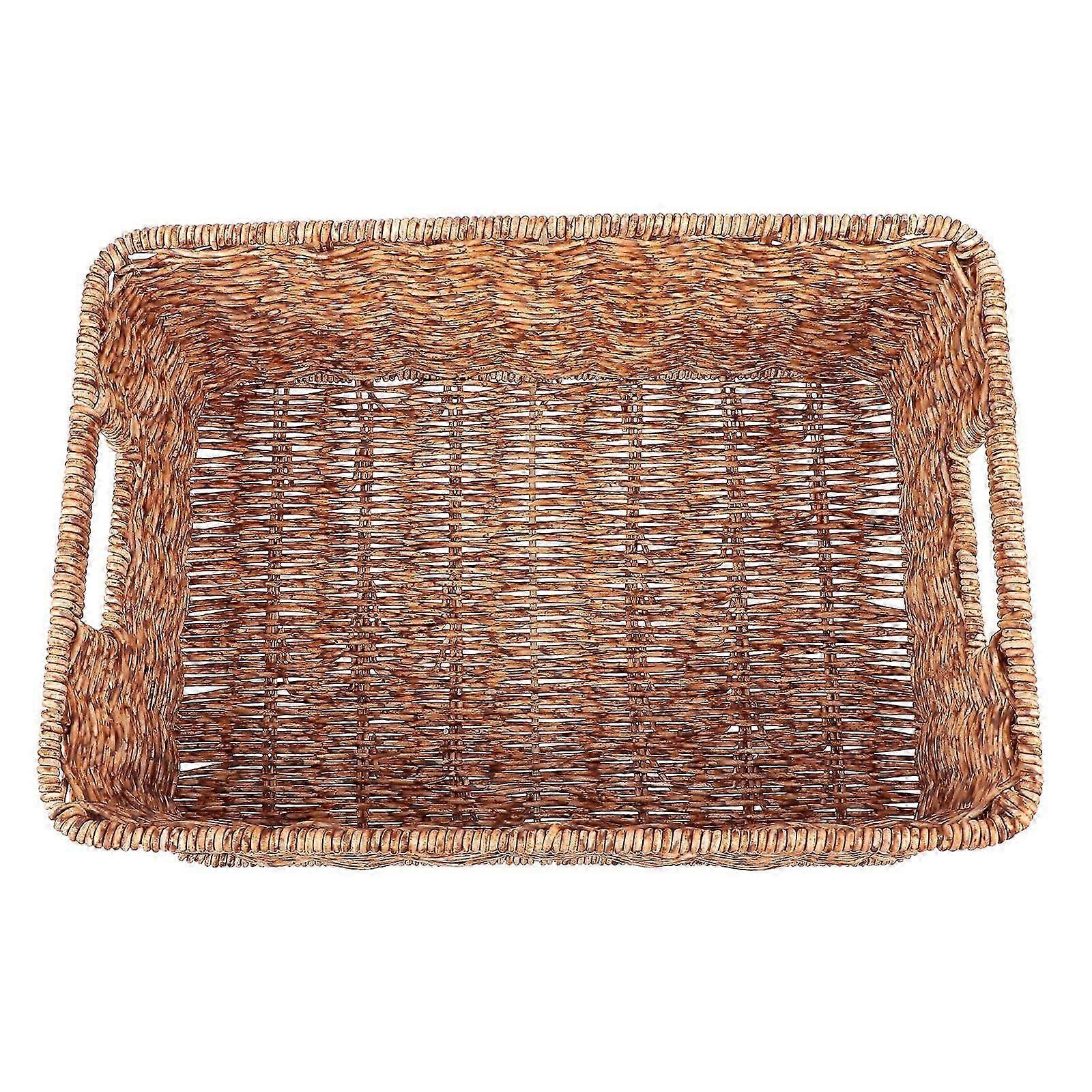Rattan Basket with Handle, Craftsmanship for Longevity