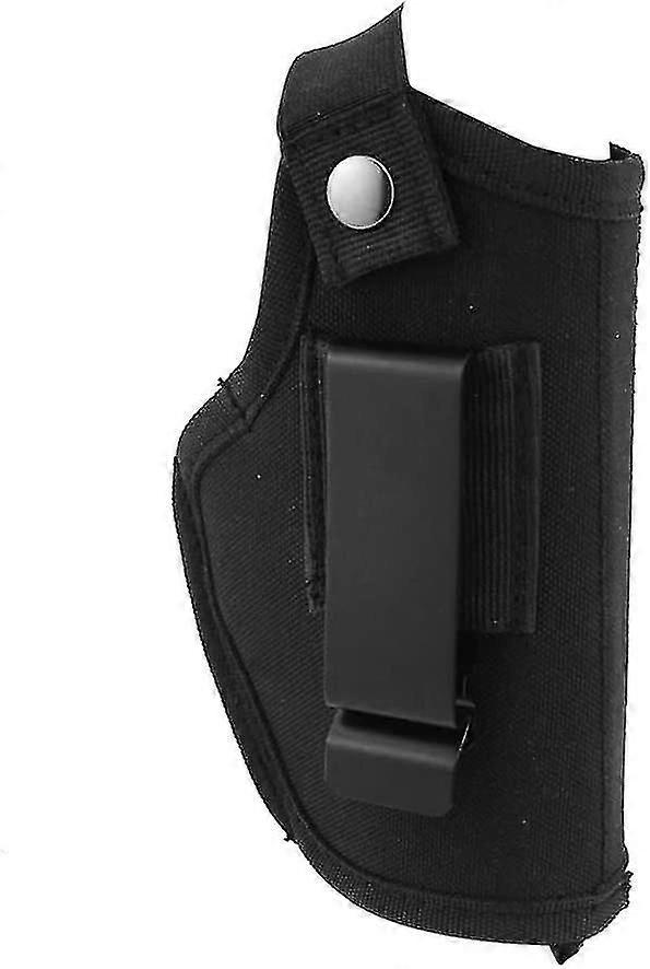 隠しキャリーホルスター、ユニバーサルホルスターキャリー右手と左手のドロー用のウエストバンドの内側または外側、すべての同様のピストルに適合ブラックB