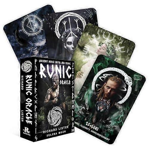 Runic Oracle by Richard Lister Cards Book