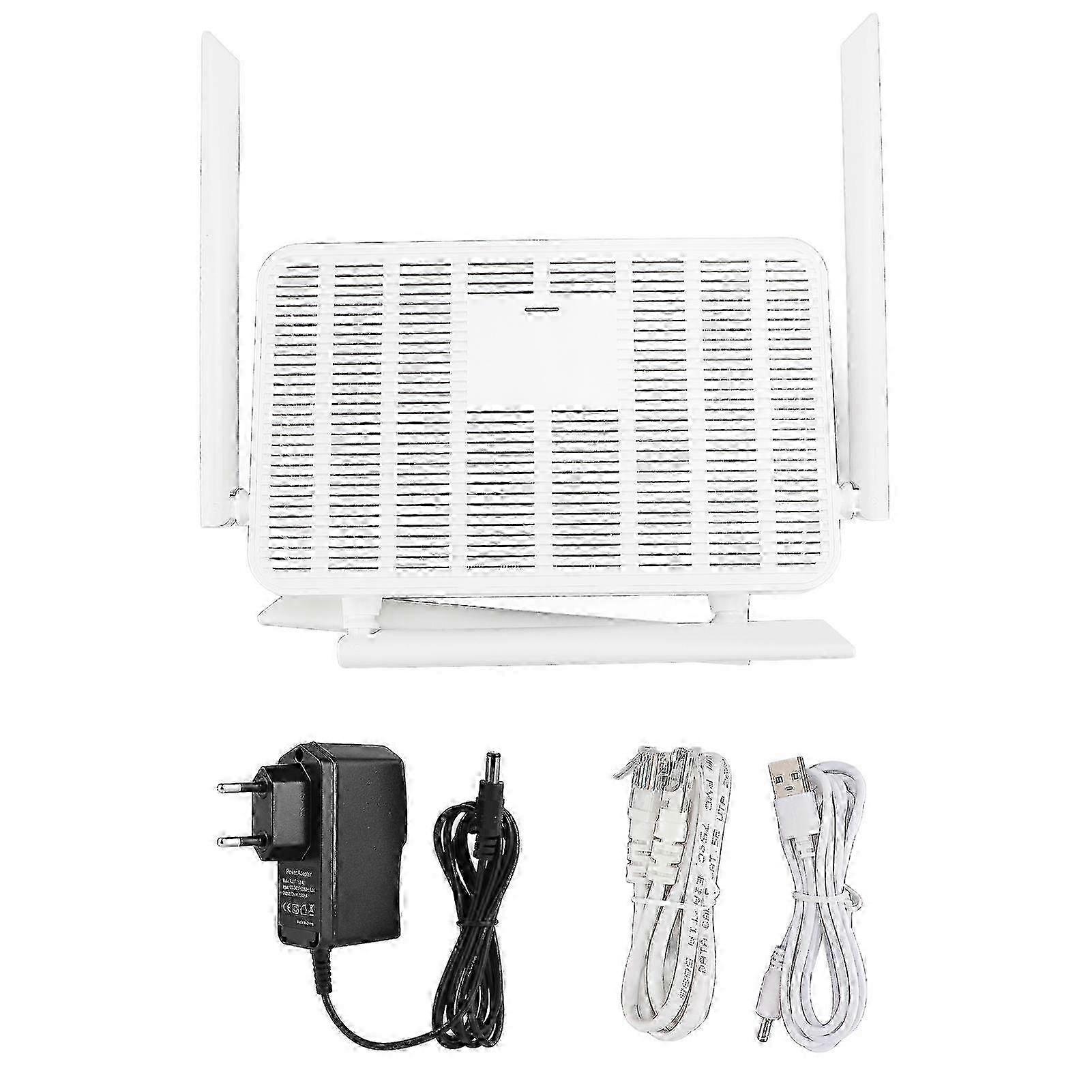 AC1200Mbps Dual Band Wireless Internet Router with 4 10/100Mbps Ethernet Ports Supports Access Point Mode IPv6 and Parental Controls