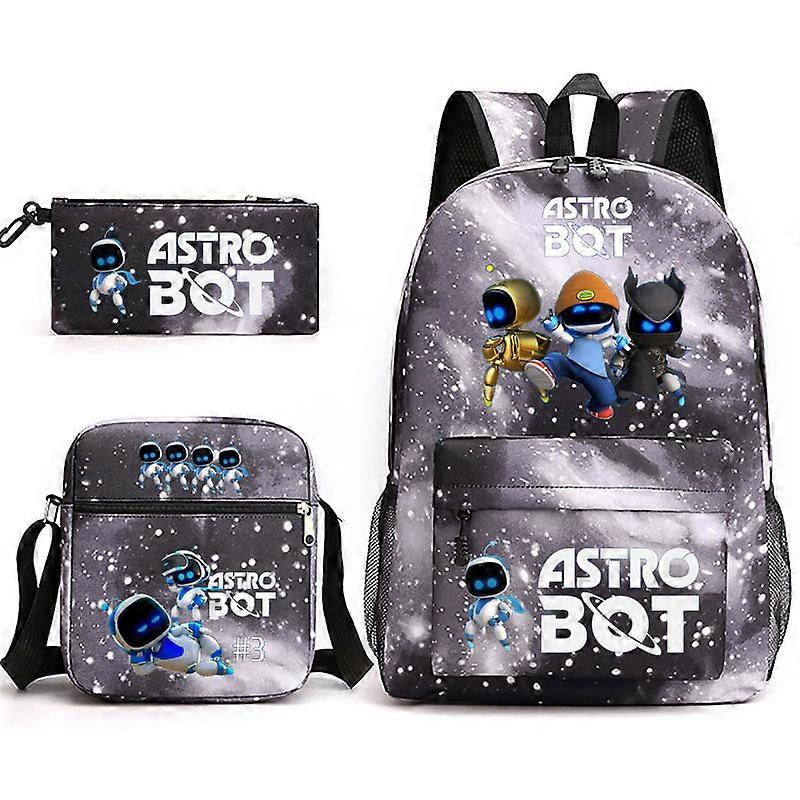 New Game Astro/Bot Three-Piece Backpack Set For Male And Female ...