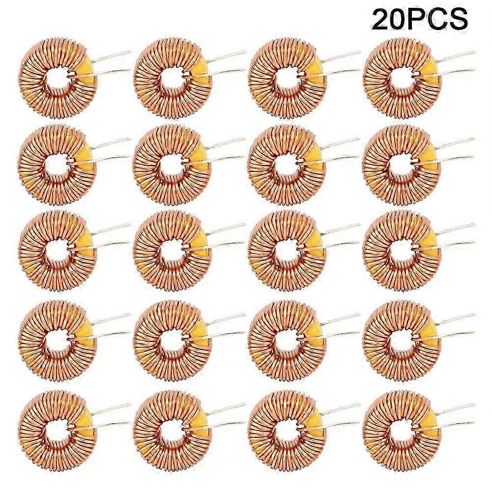 20Pcs Toroid Inductor Wire High Quality Copper Coil for PCB Circuit Board 100UH 0.6mmHwy