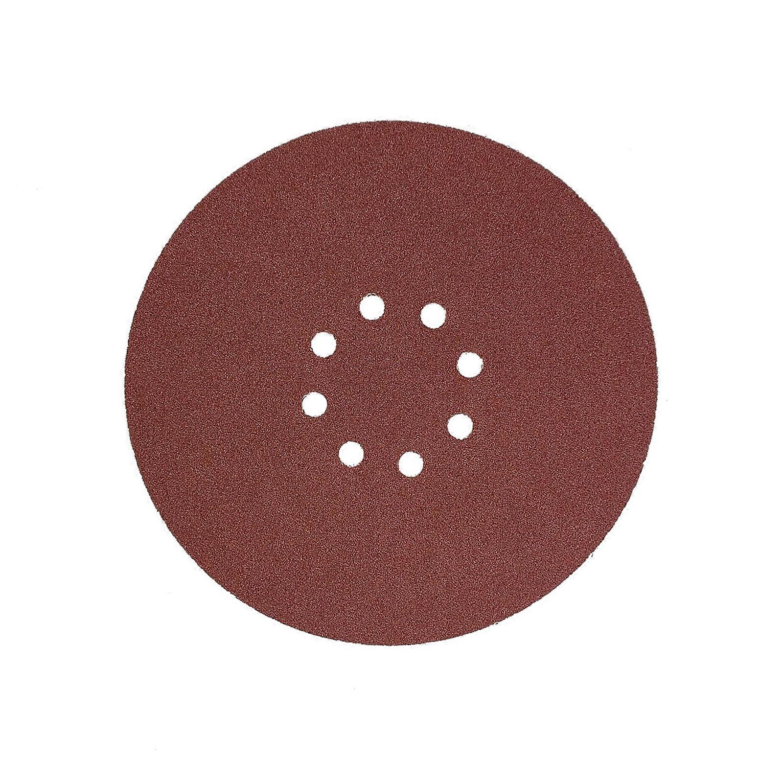 9Inch Sandpaper 40-120 Grit 8 Hole Round Sanding Paper for Discs Hook and Loop Sanding Sheet Pads Multicolor