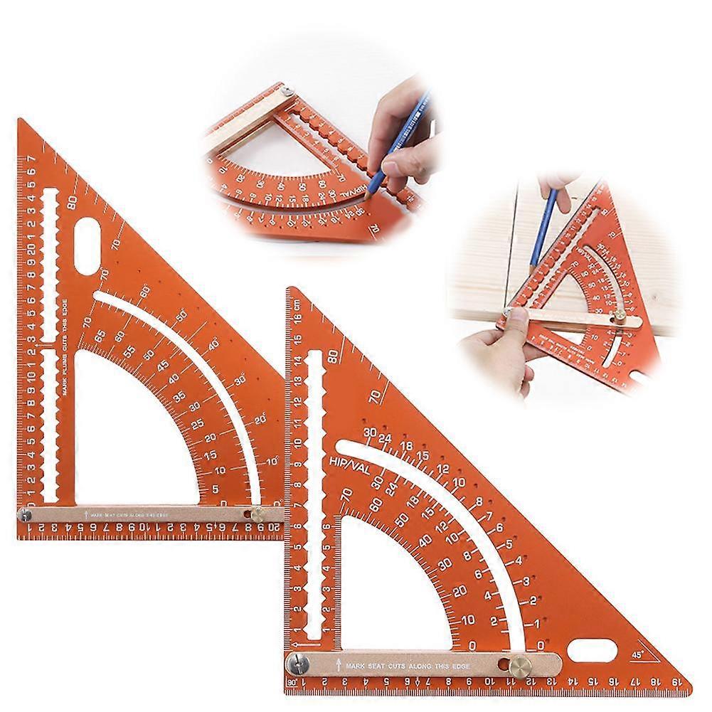 Adjustable aluminum Modern Layout triangle, Tool Carpenter Measuring alloy