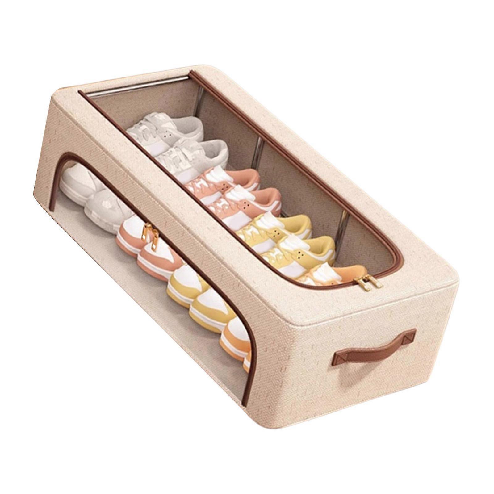 Space Efficient Shoe Box Solution Breathable For Hats Seasonal Items Multicolor