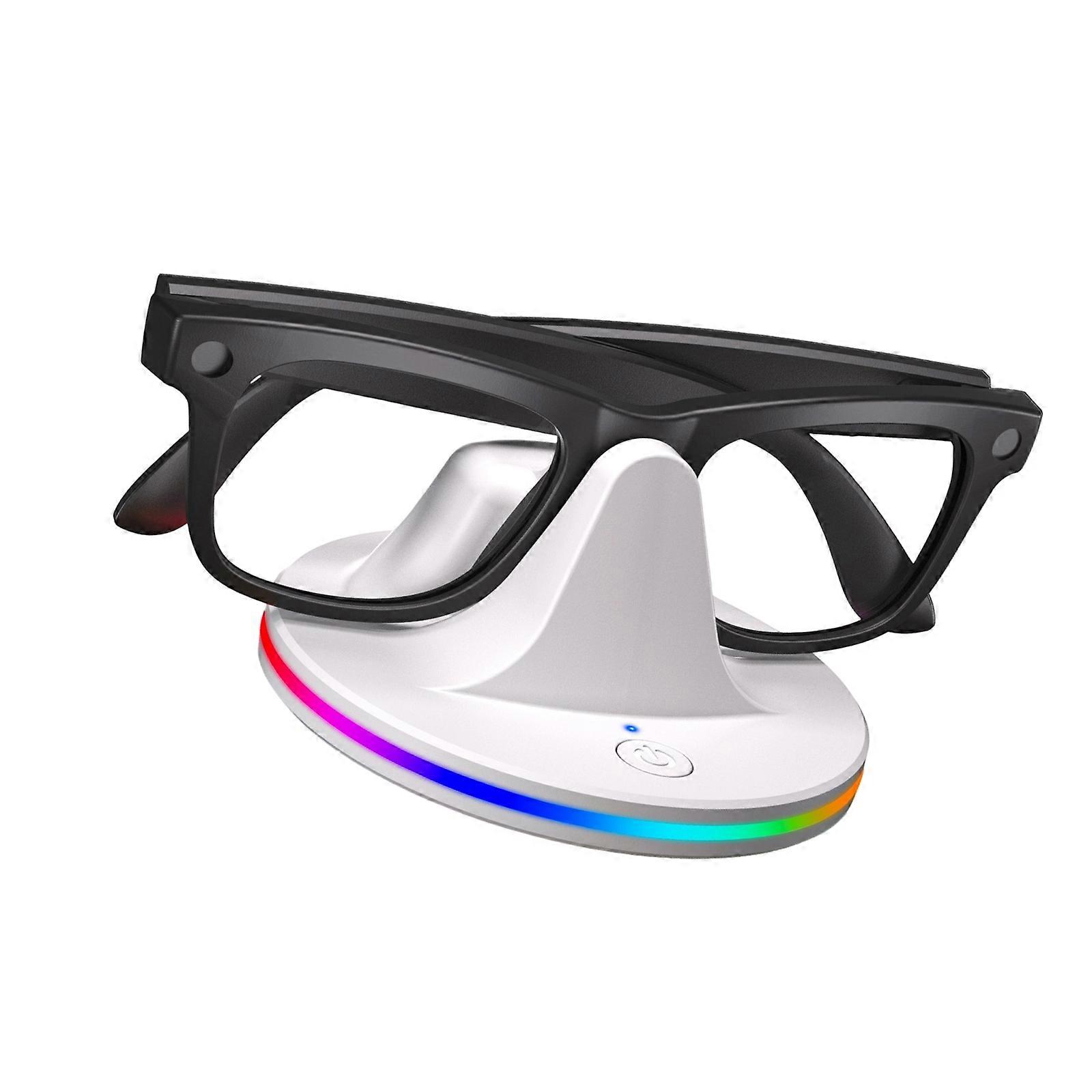Portable Charging Dock Station Charging Cradle for Dedicated Model Intelligent Glasses Featuring Convenient Assembly Multicolor