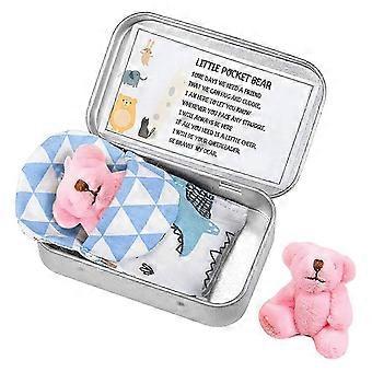 f Little Pocket Bear In A Tin Gift Durable Creative Doll Toy