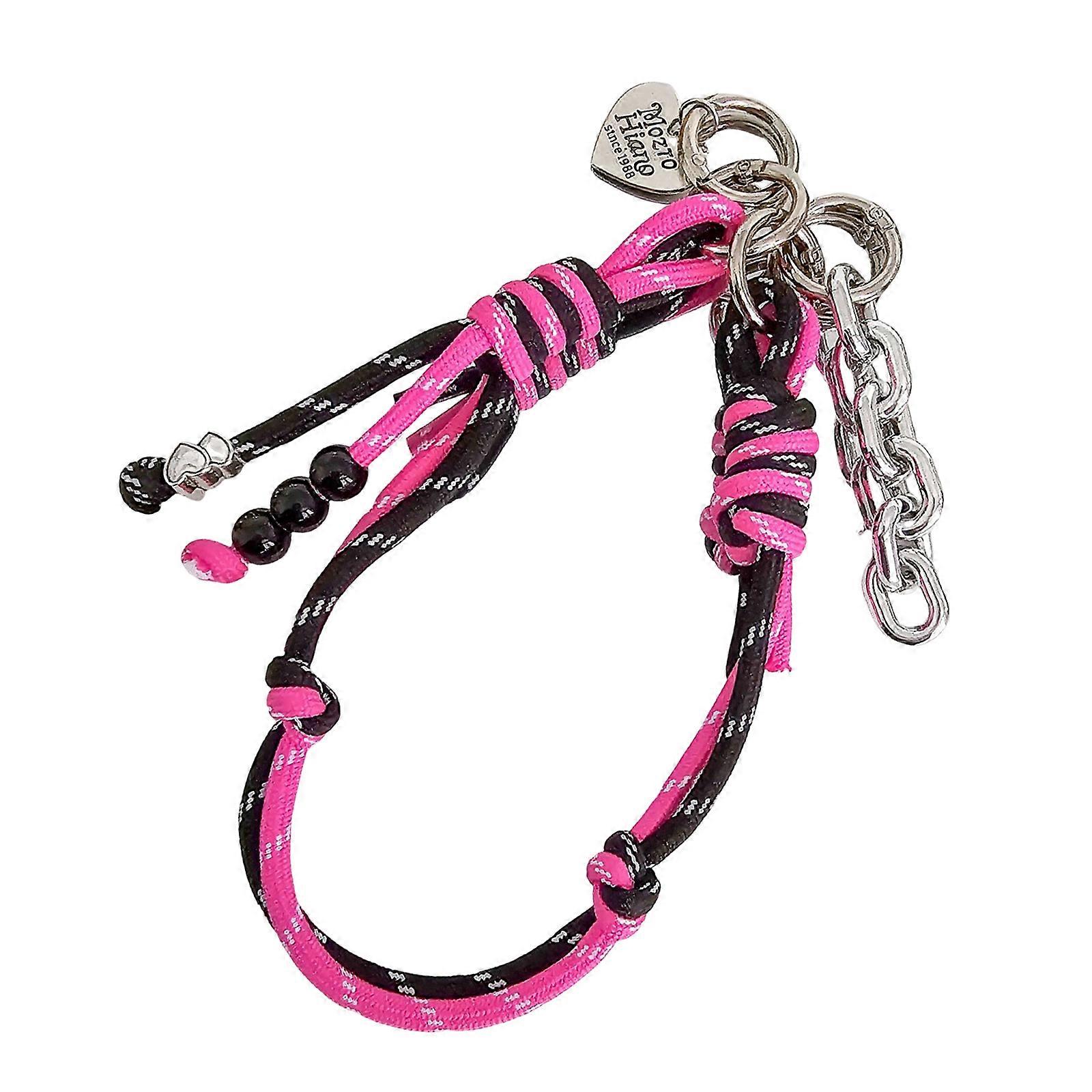 Adjustable Handcrafted Wrist Strap Lanyard for Phone Tablets Secure Device Handling Outdoor Activity Everyday Commute  Black rose