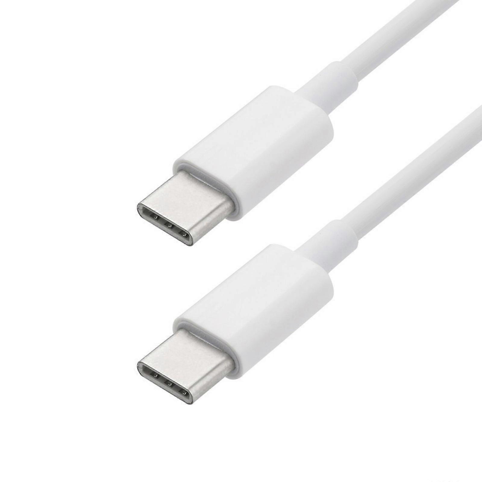 USB Type C Cable 5A Current 30W Power Delivery for Efficient Charging and Data Transfer for Various Devices  White