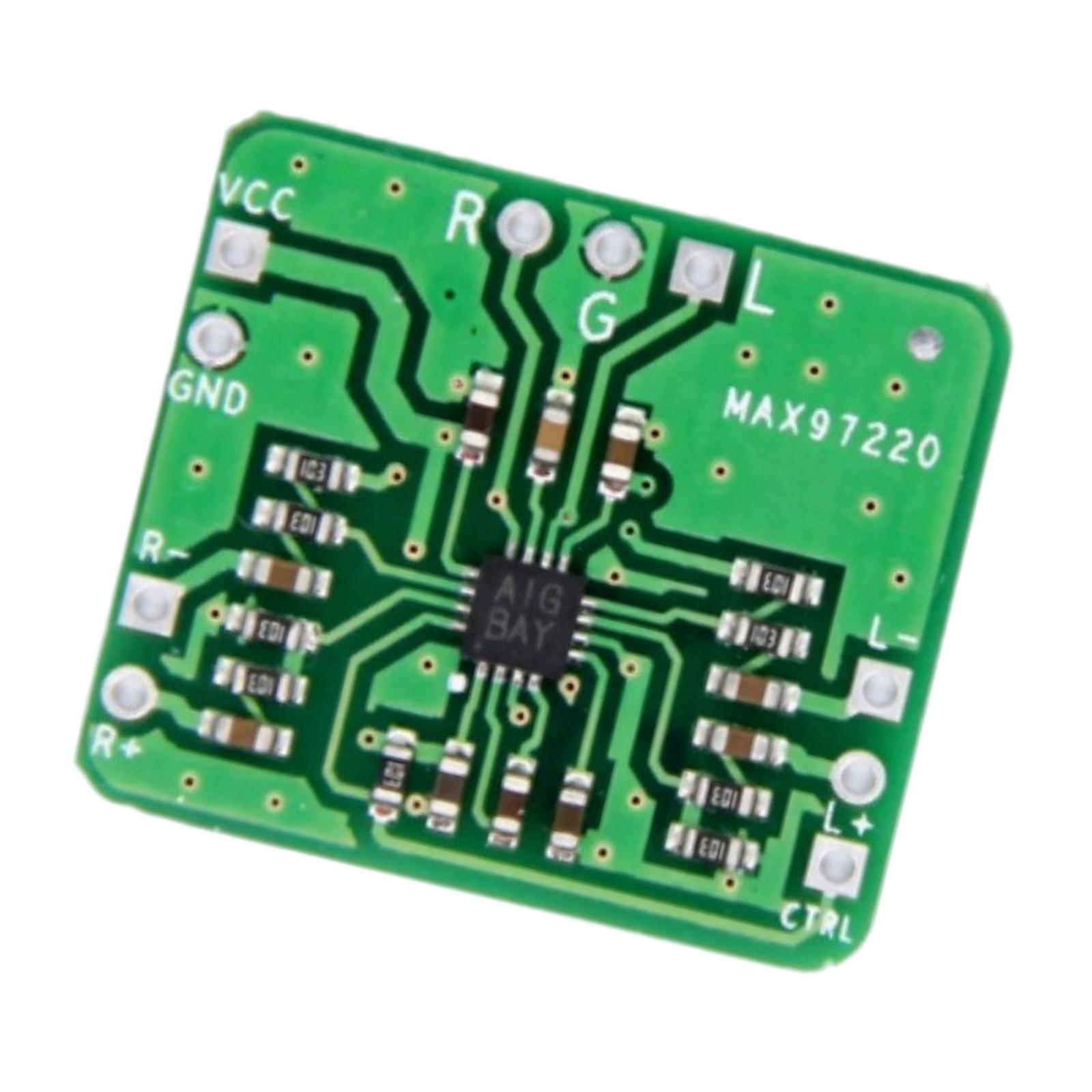 MAX97220 Amplifier Board Sound Amplifier Single Ended Output Ear Differential Turn Balance Input 2.5-5.5V Multicolor