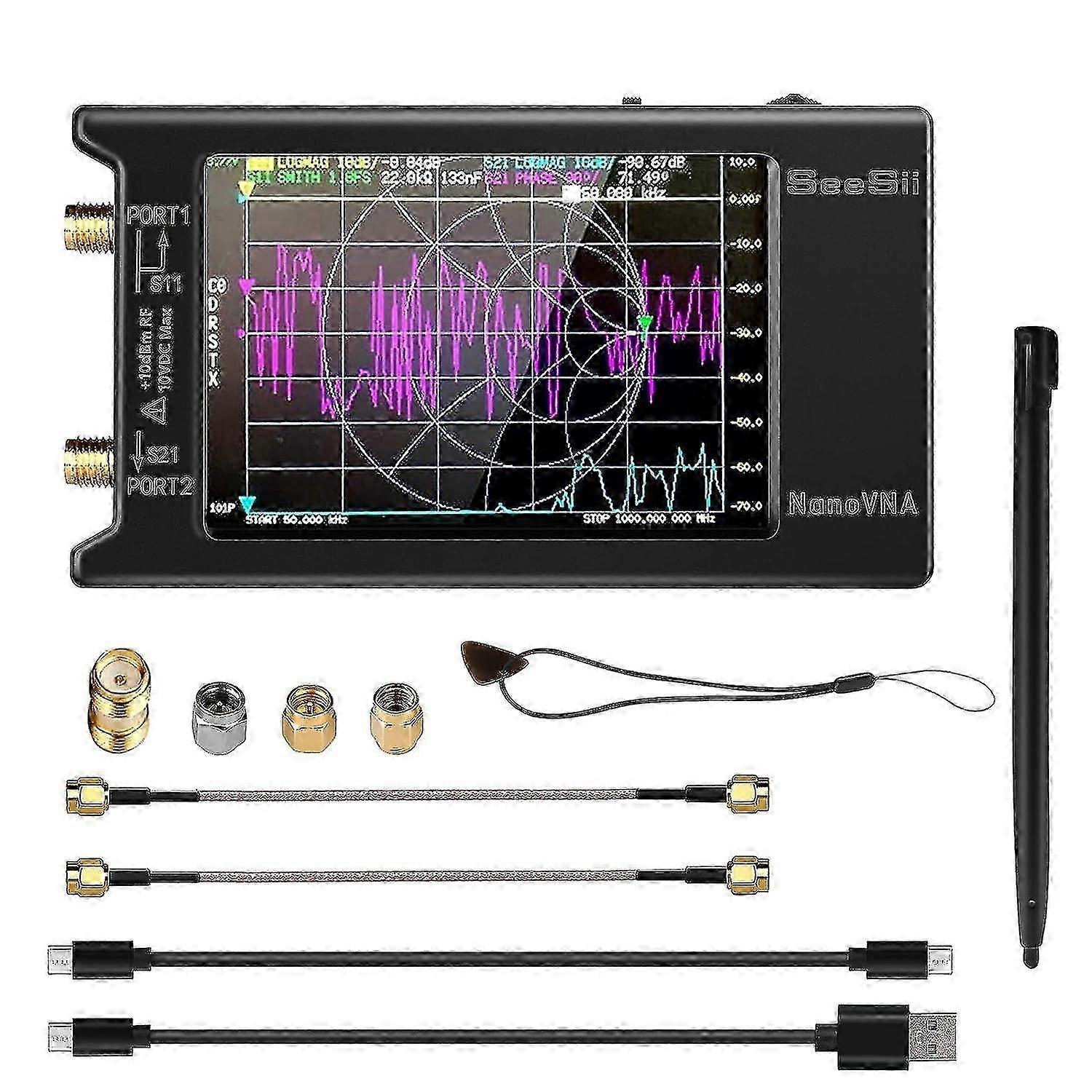 High-Frequency Network Analyzer for Seesii, 10kHz-1.5GHz Measuring Tool