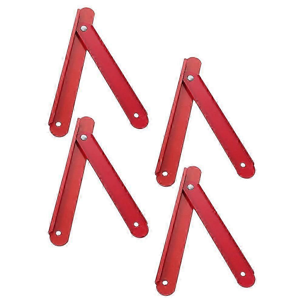 Replacement Ladder Hinge Ladder Hinge Folding Aluminum Alloy Rectangular For Portability 4Pcs